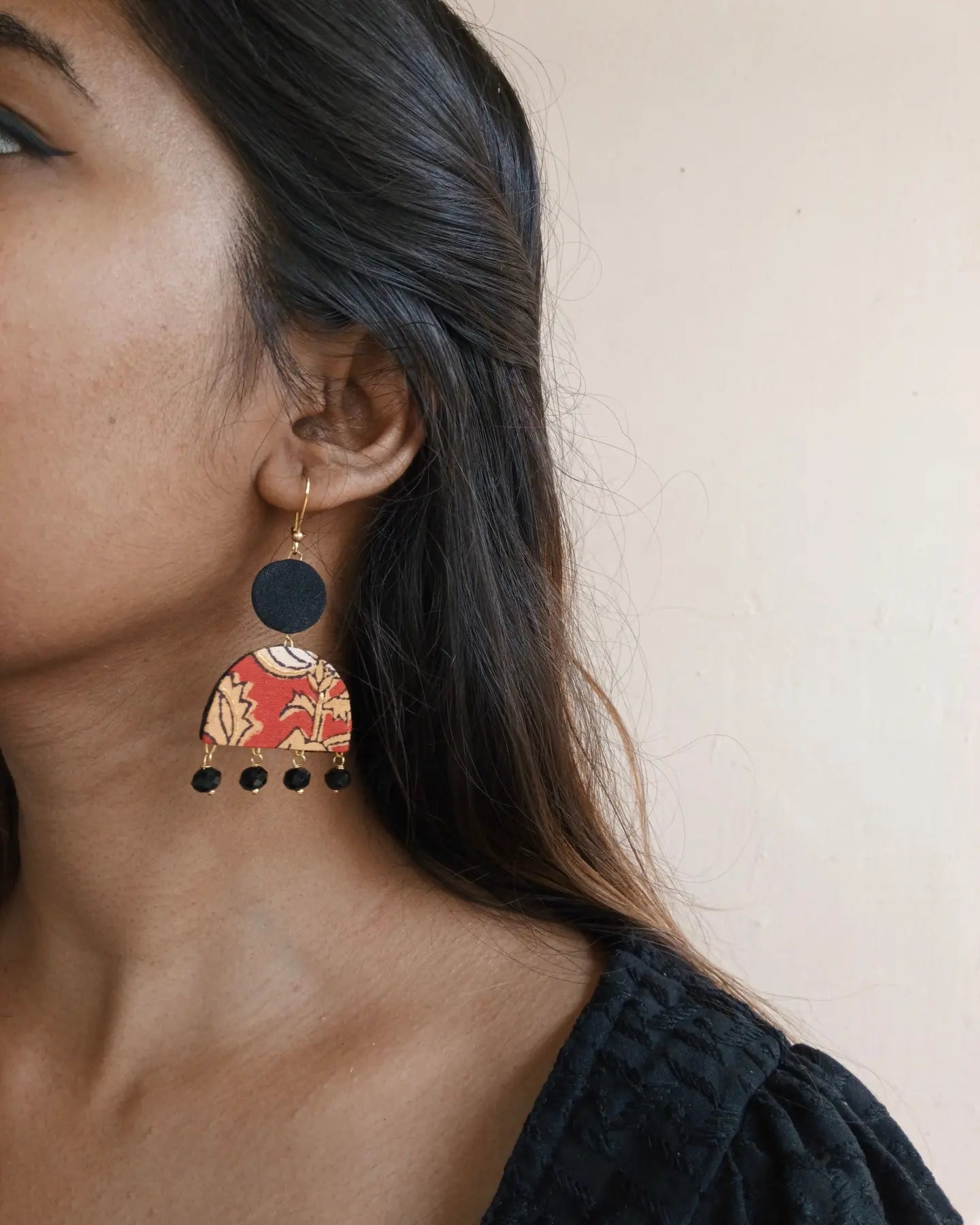 Kalamkari Hanging Earrings