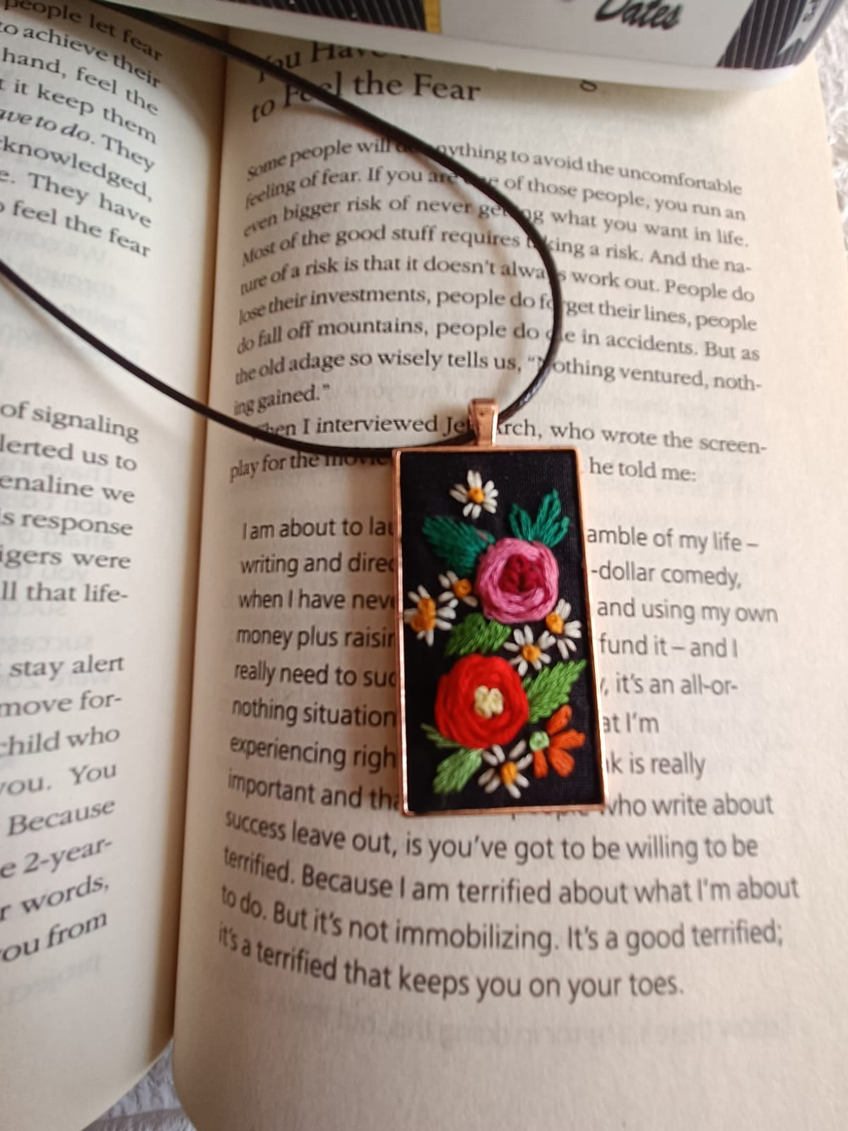 Embroidery Pendant