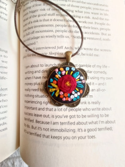 Embroidery Pendant